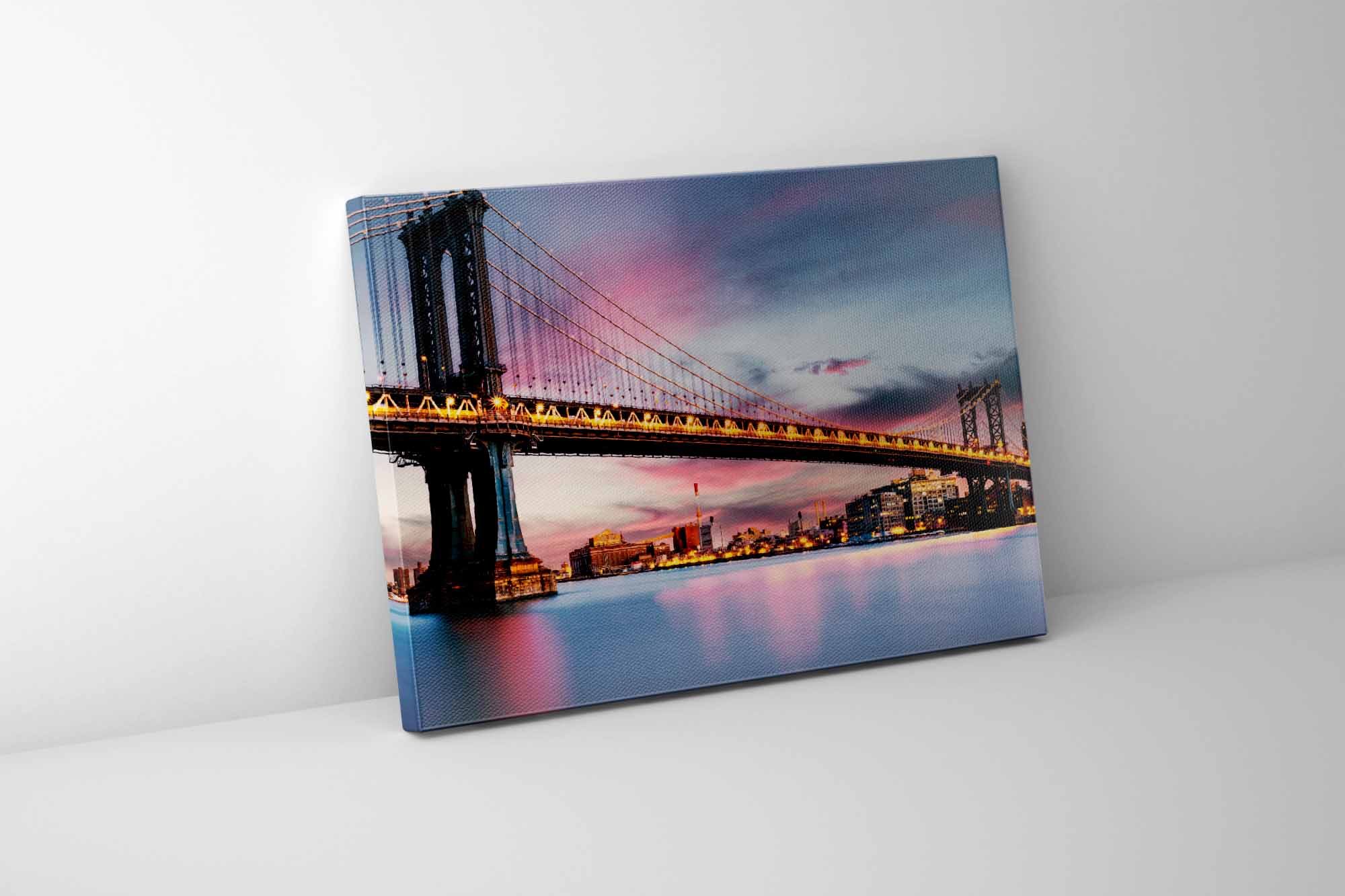 Manhattan Bridge Canvas Print 48x36-Print-DECOROLALA