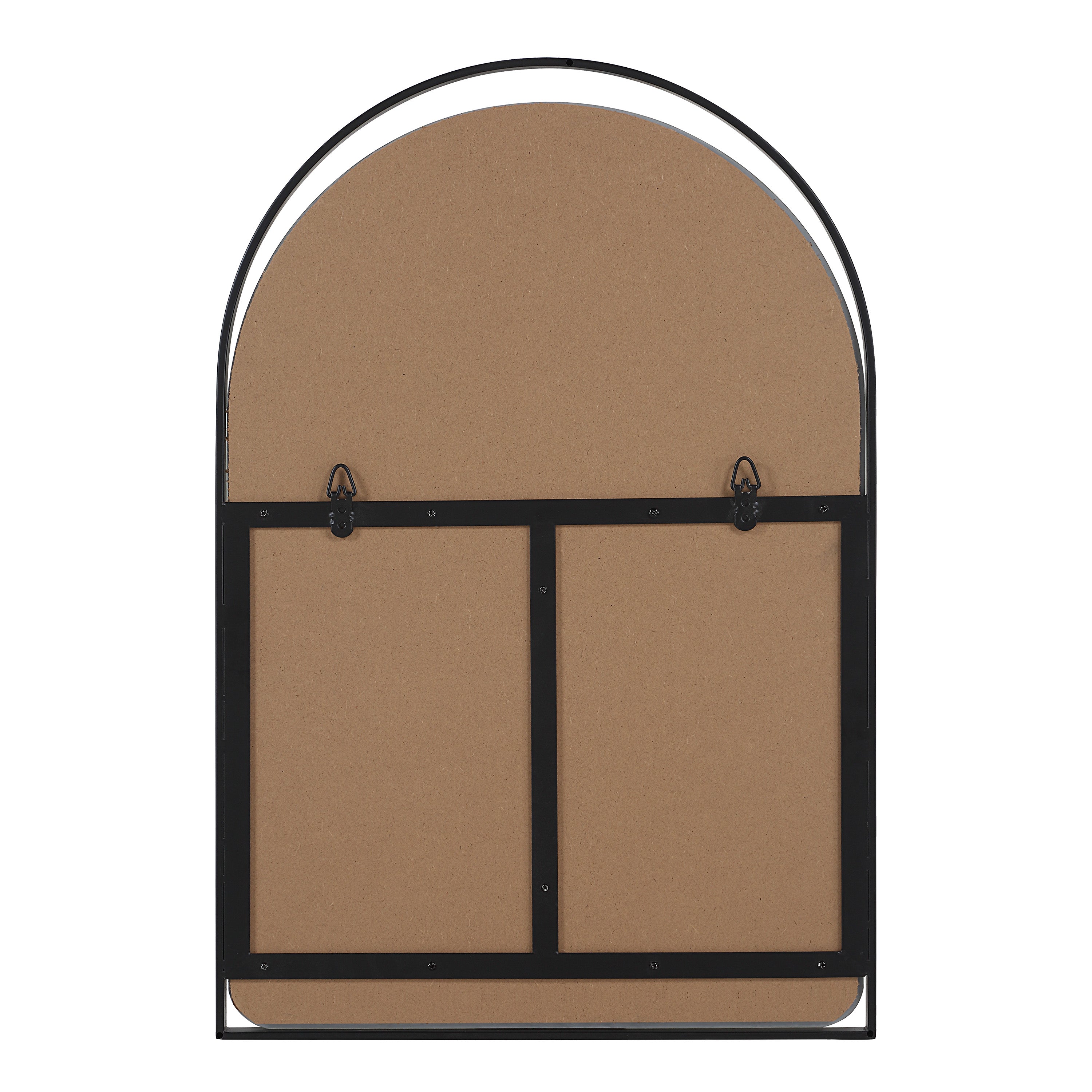 Maniola 30" H x 20" W Wall Mirror, Black-Mirror-DECOROLALA