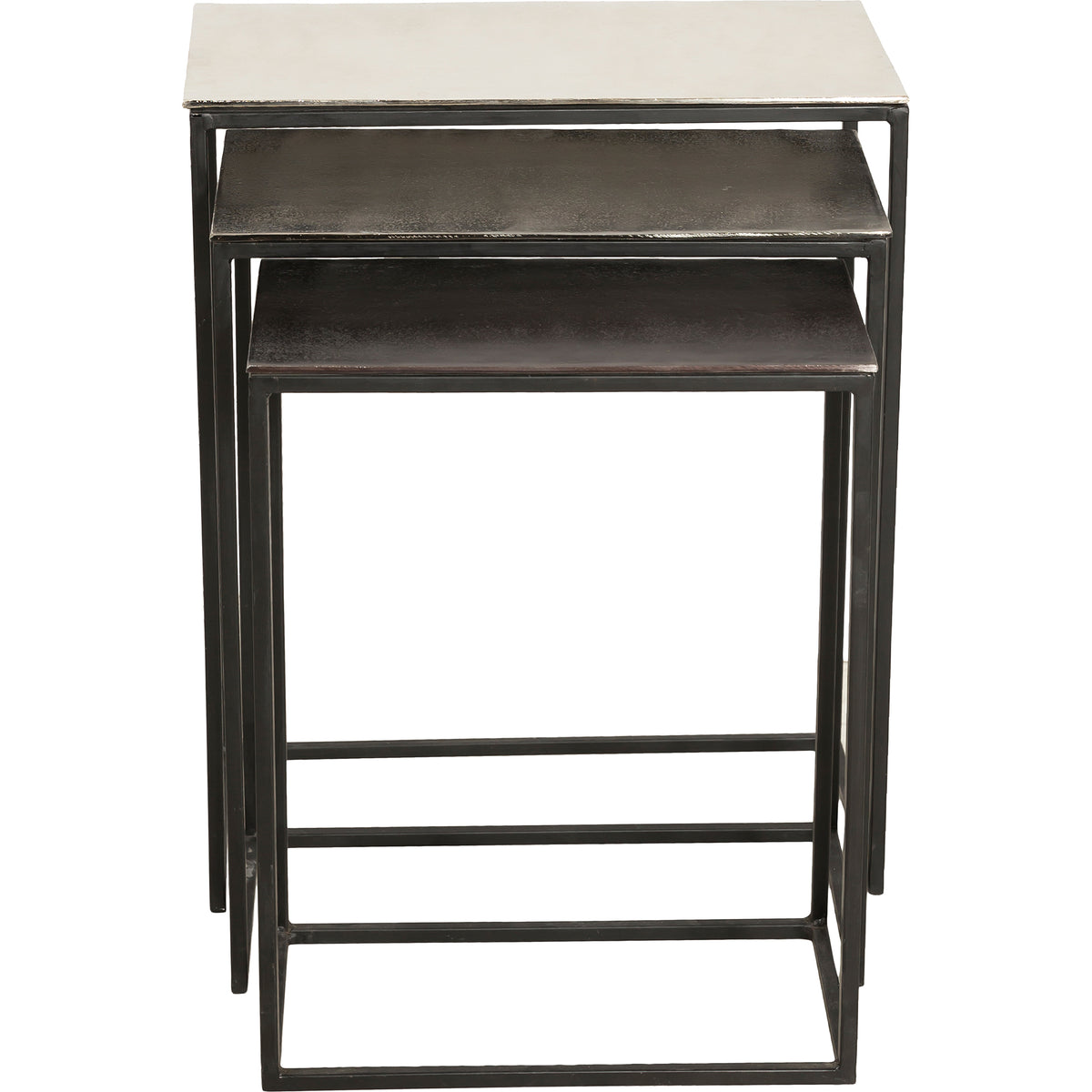 Manisa Indoor Aluminum Table, Black-Table-DECOROLALA