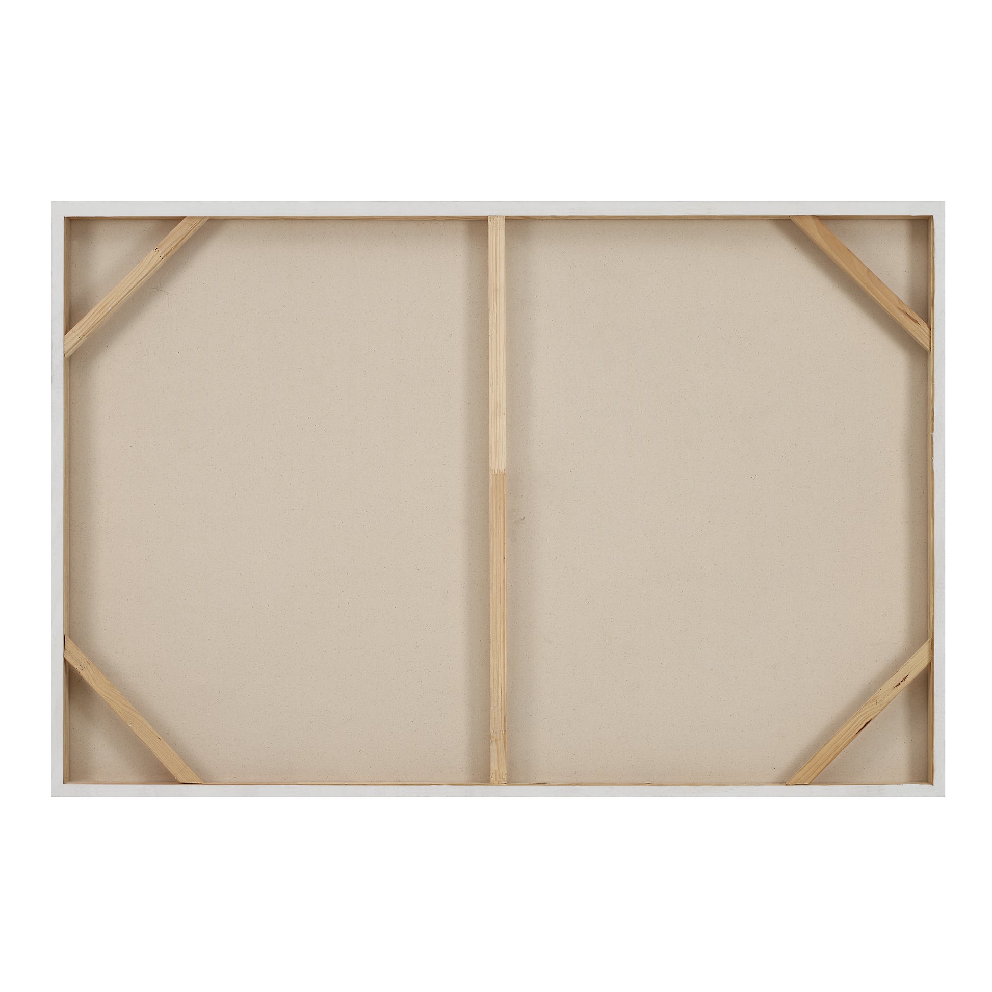 Mann 60" Wide Canvas Art, Beige-Canvas Art-DECOROLALA