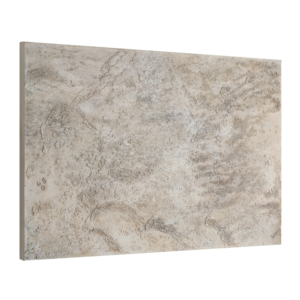 Mann 60" Wide Canvas Art, Beige-Canvas Prints-DECOROLALA