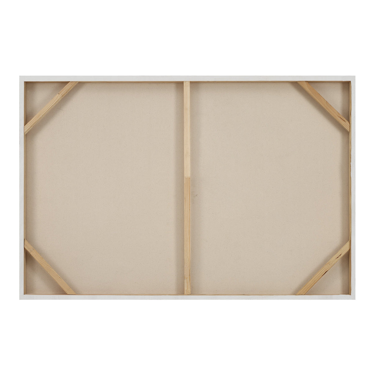 Mann 60" Wide Canvas Art, Beige-Canvas Prints-DECOROLALA