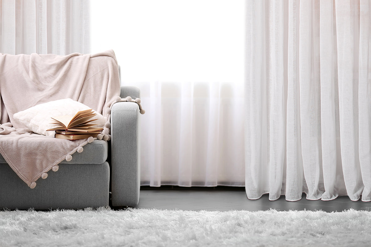 Marbella Textured Linen Look Sheer Grommet Curtain 108" x 95"-Curtains-DECOROLALA