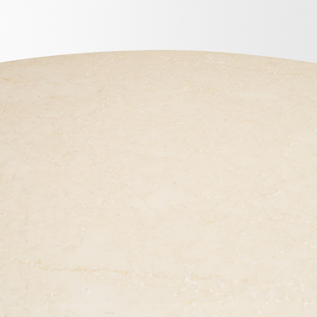 Marbrello 60" Round Dining Table | Boticcino Marble & Light Brown Wood | Seats 6-Dining Tables-DECOROLALA
