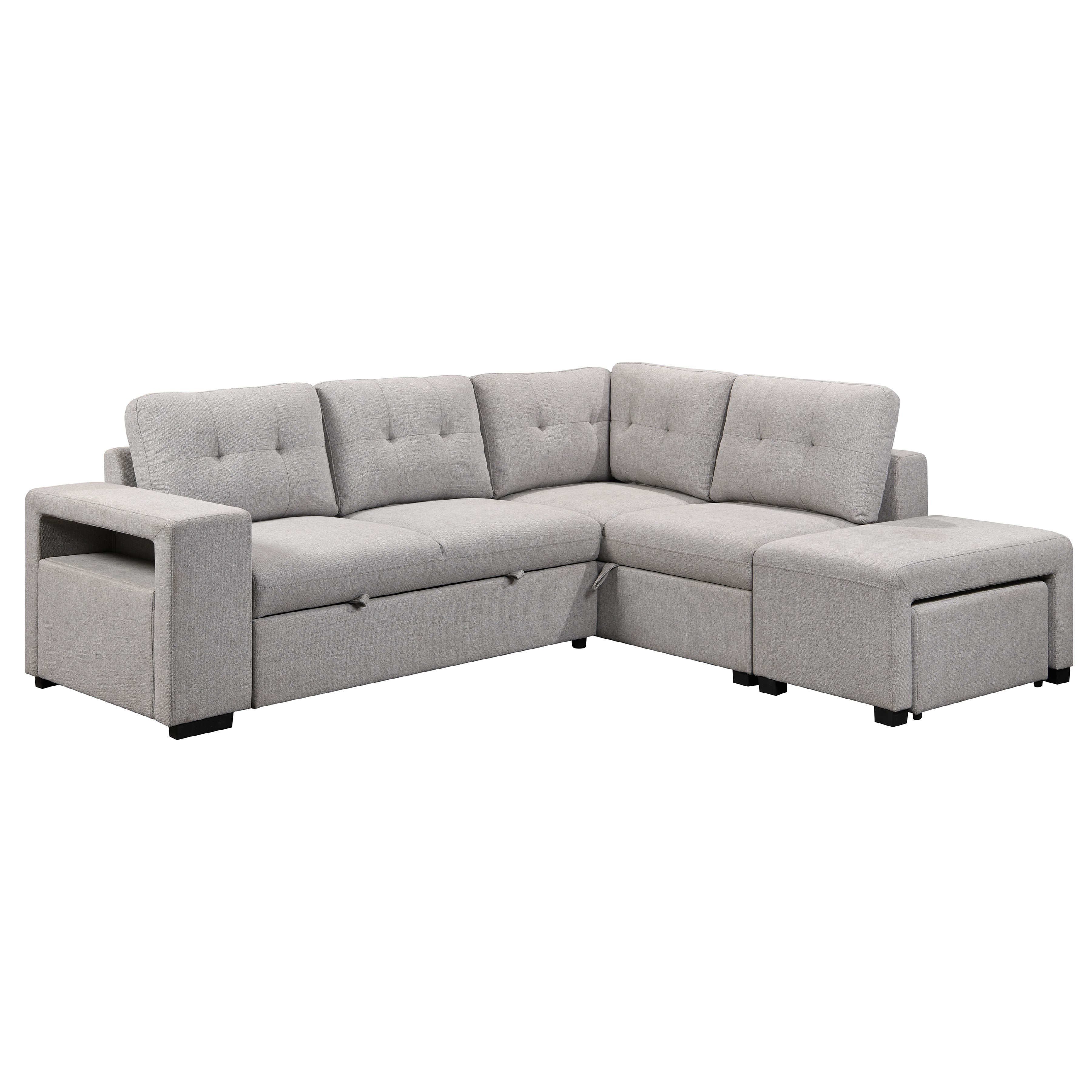 Marcella 97 in. Sleeper Sectional-Furniture > Sofas-DECOROLALA