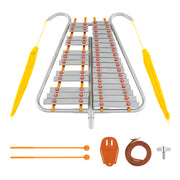 Lyre-glockenspiel de marche à 29 notes - Aluminium argenté réglable