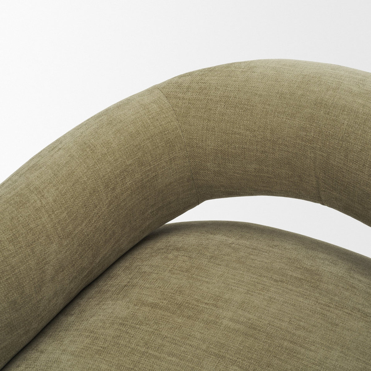 Margaux Sienna Fabric Open Back Barrel Accent Chair-Accent Chairs-DECOROLALA