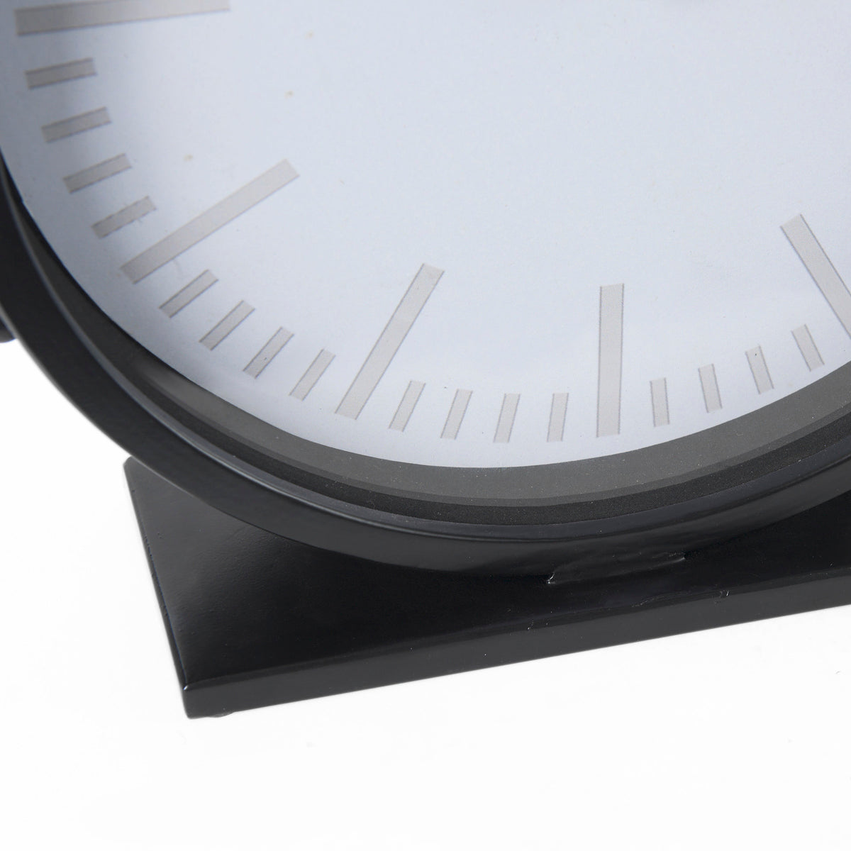 Marian 11.0L x 3.1W x 11.0H Studded Round Table Clock-Table Clocks-DECOROLALA