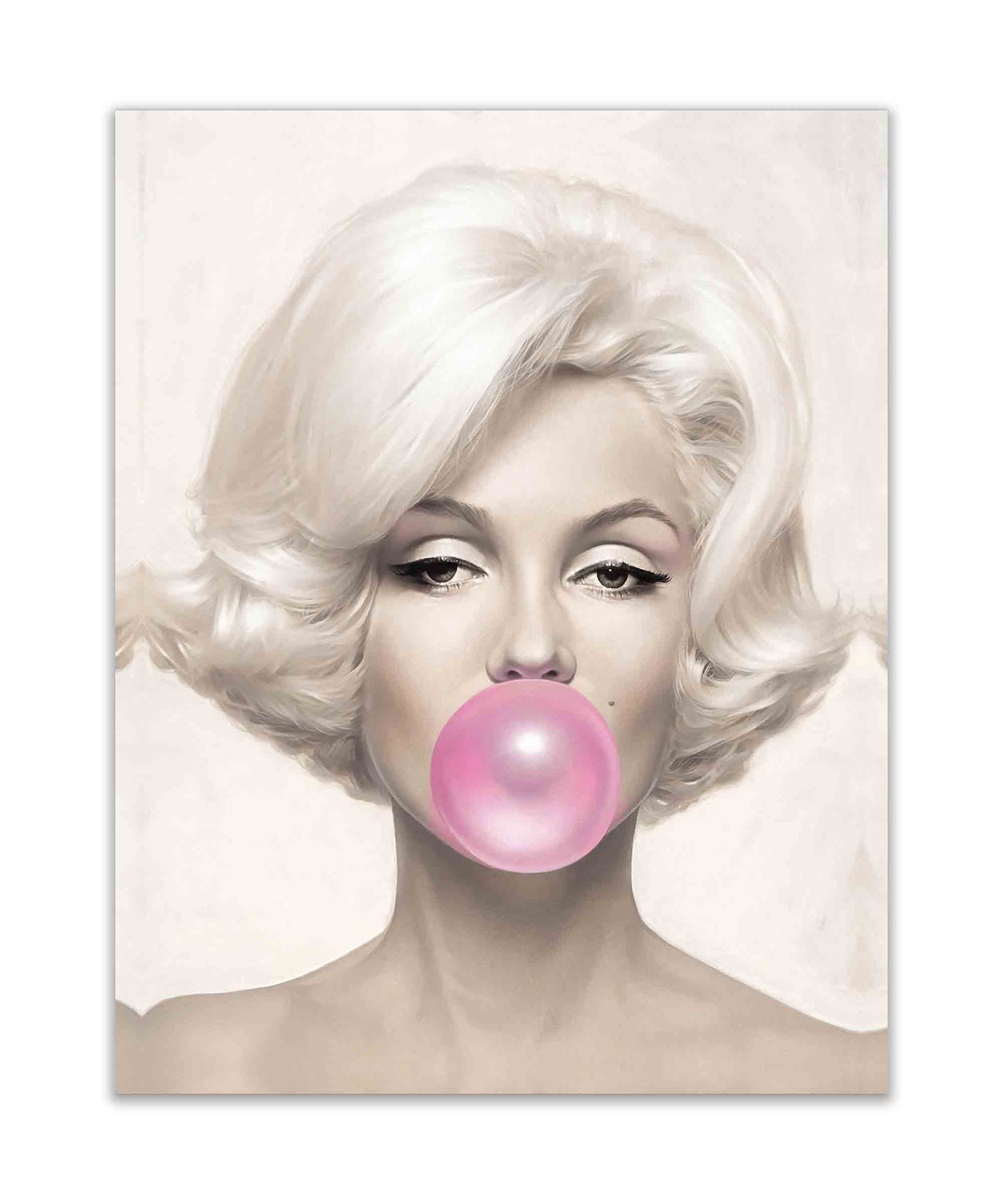 Marilyn Monroe Pink Wall Canvas 36"x48"-Wall Art-DECOROLALA
