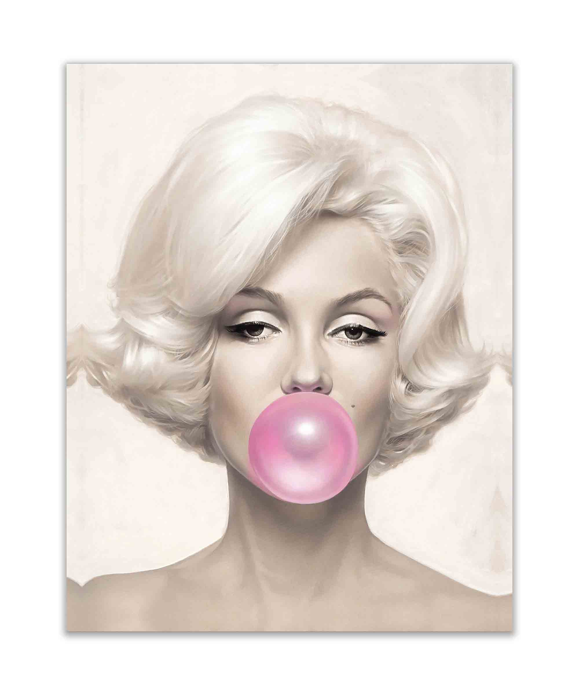 Marilyn Monroe Pink Wall Canvas 36"x48"-Wall Art-DECOROLALA