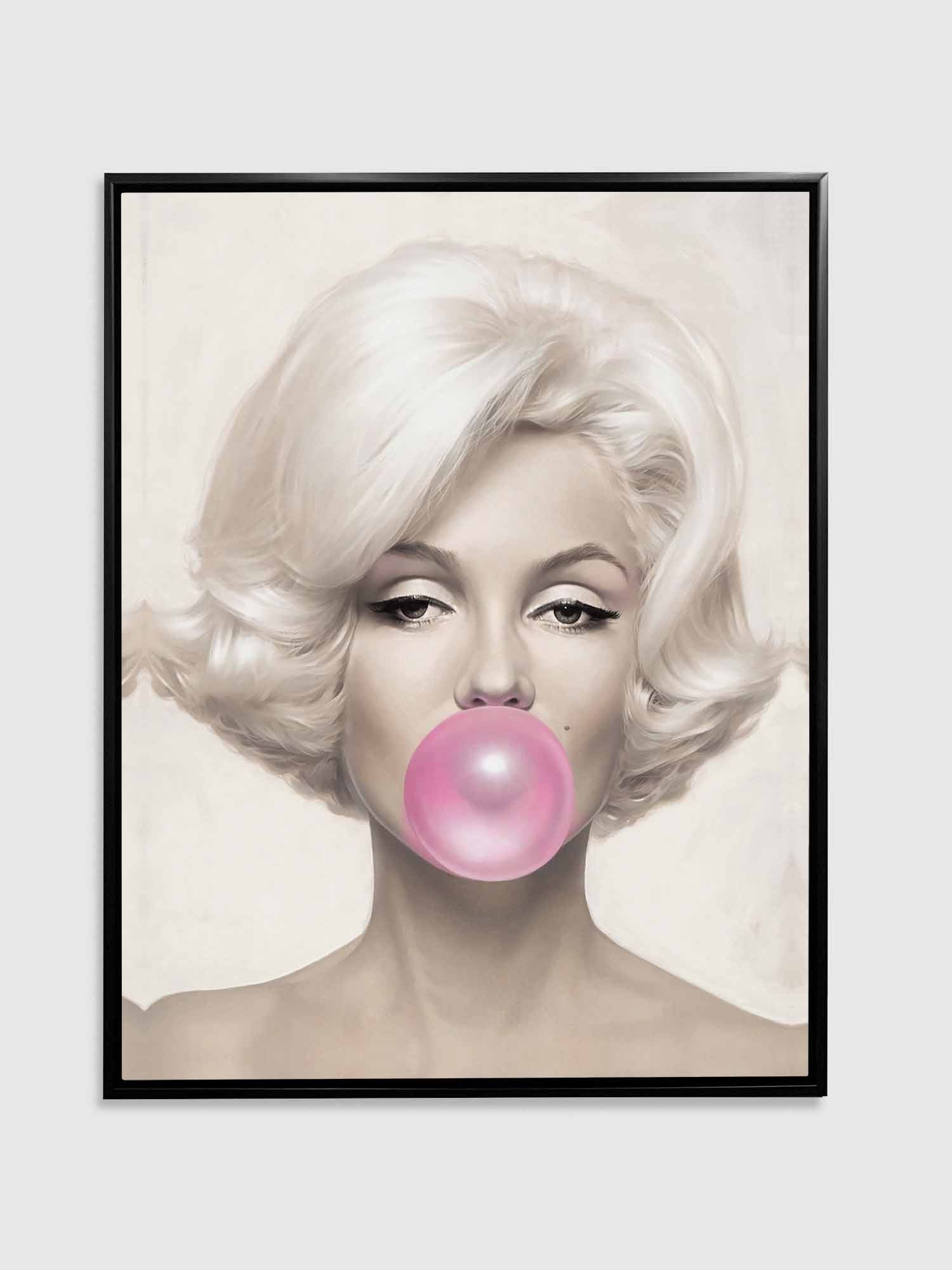 Marilyn Monroe Pink Wall Canvas 36"x48"-Wall Art-DECOROLALA