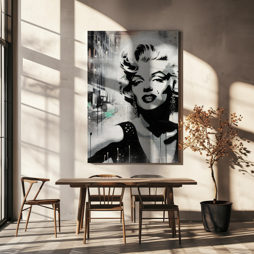 Marilyn Monroe Wall Art by Andreas Magnusson-canvas-DECOROLALA