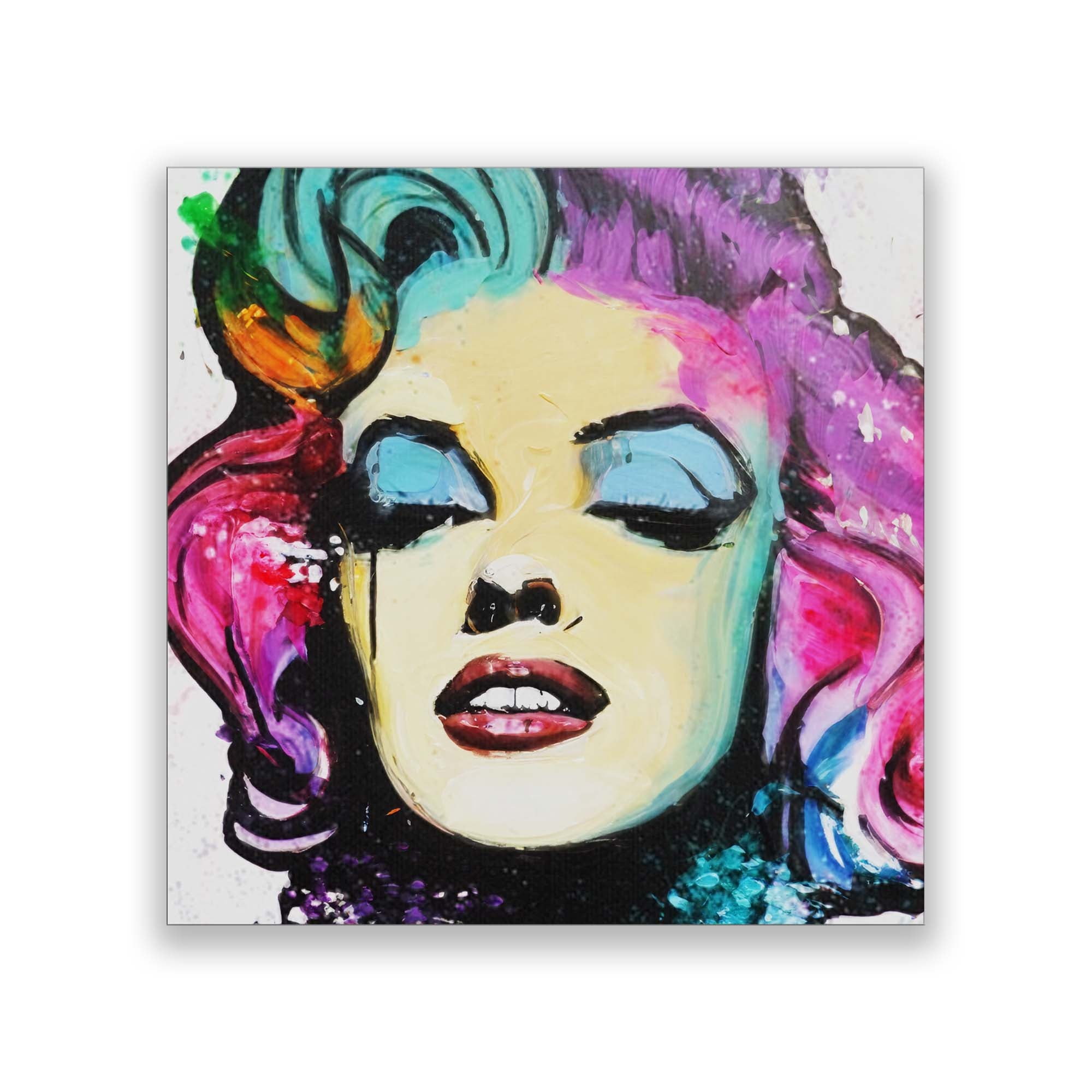 Marilyn Urban Art Canvas 36x36 inches-Wall Art-DECOROLALA