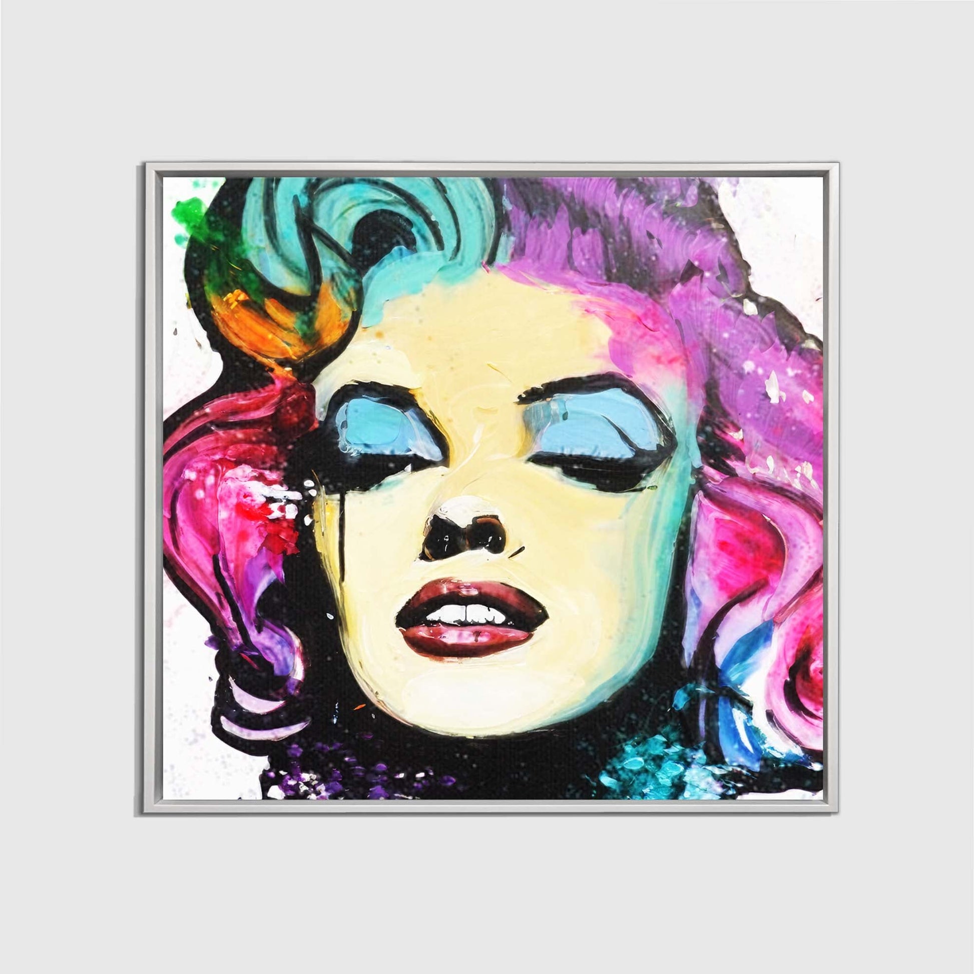 Marilyn Urban Art Canvas 36x36 inches-Wall Art-DECOROLALA
