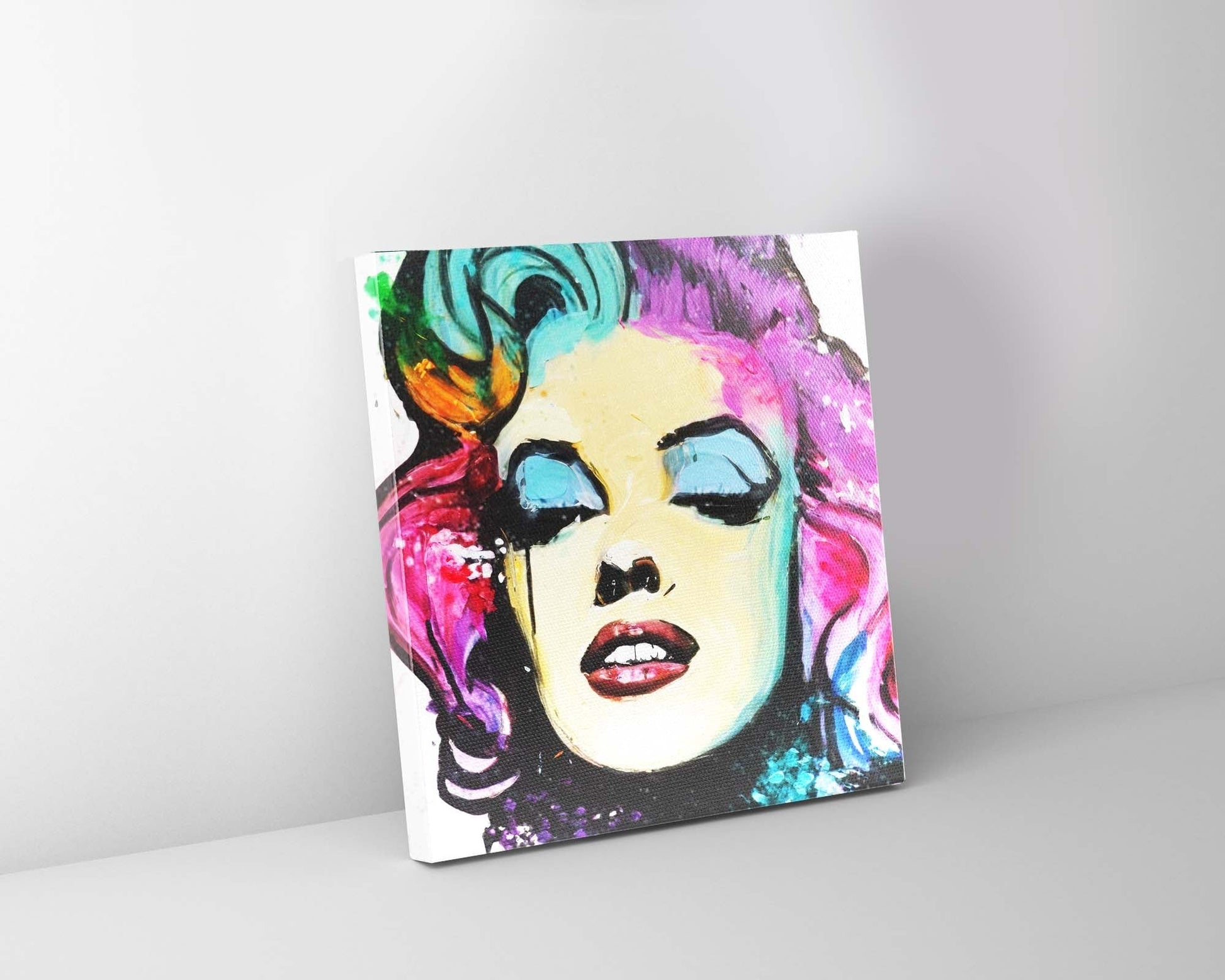 Marilyn in Urban Art-Wall decor-Canvas Art-Wall Art-DECOROLALA