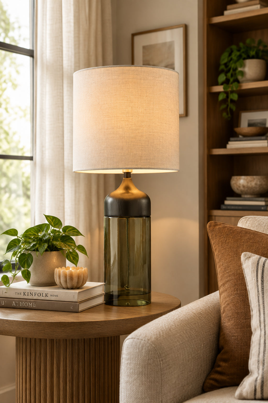 Marina Tall Table Lamp-Lighting-DECOROLALA