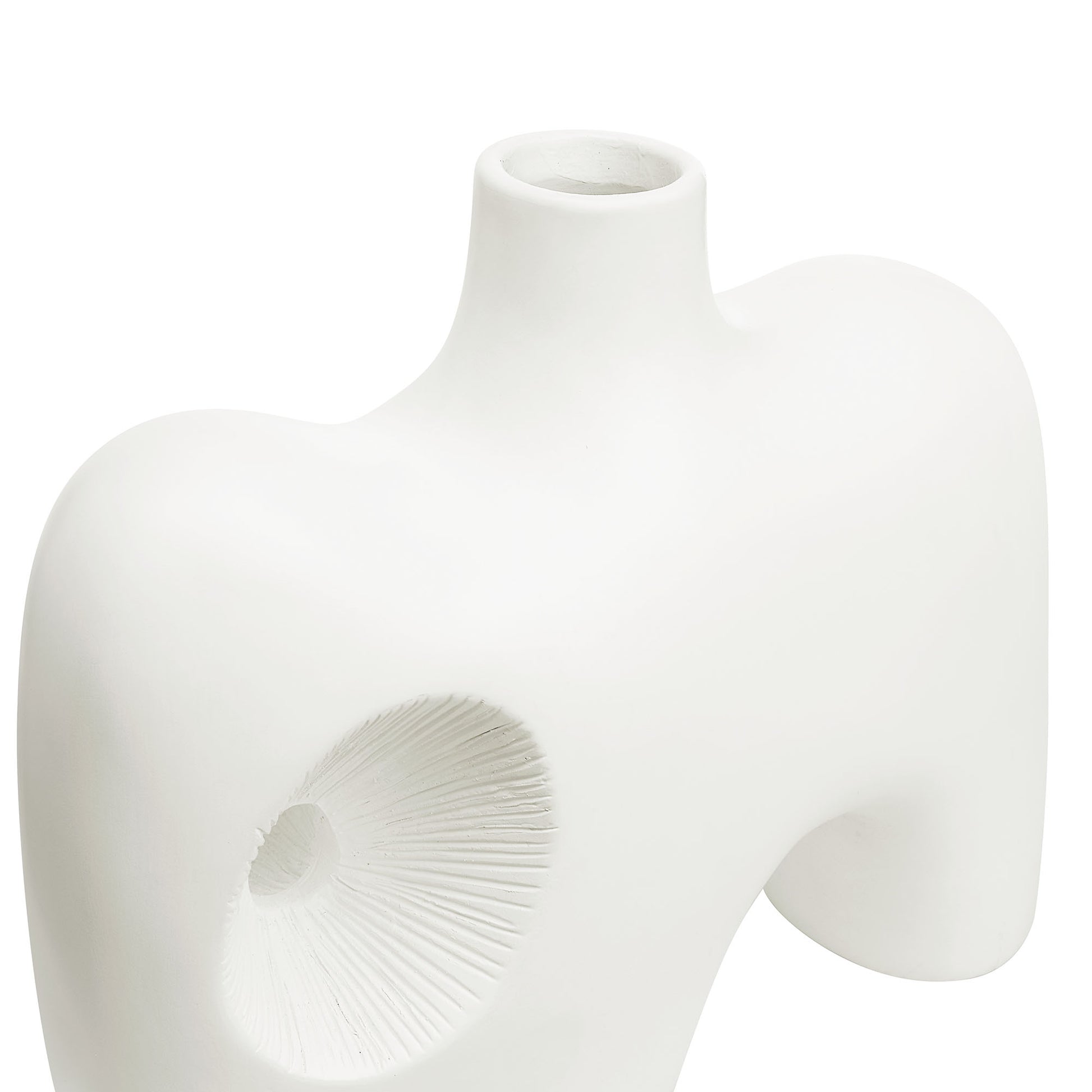 Mariner Indoor Ceramic Vase , Off-White-Vase-DECOROLALA