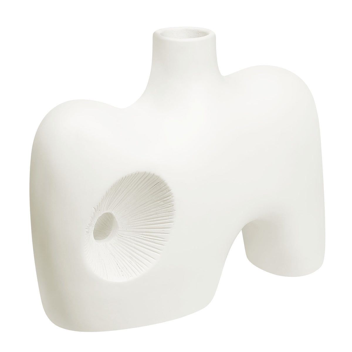Mariner Indoor Ceramic Vase , Off-White-Vases-DECOROLALA