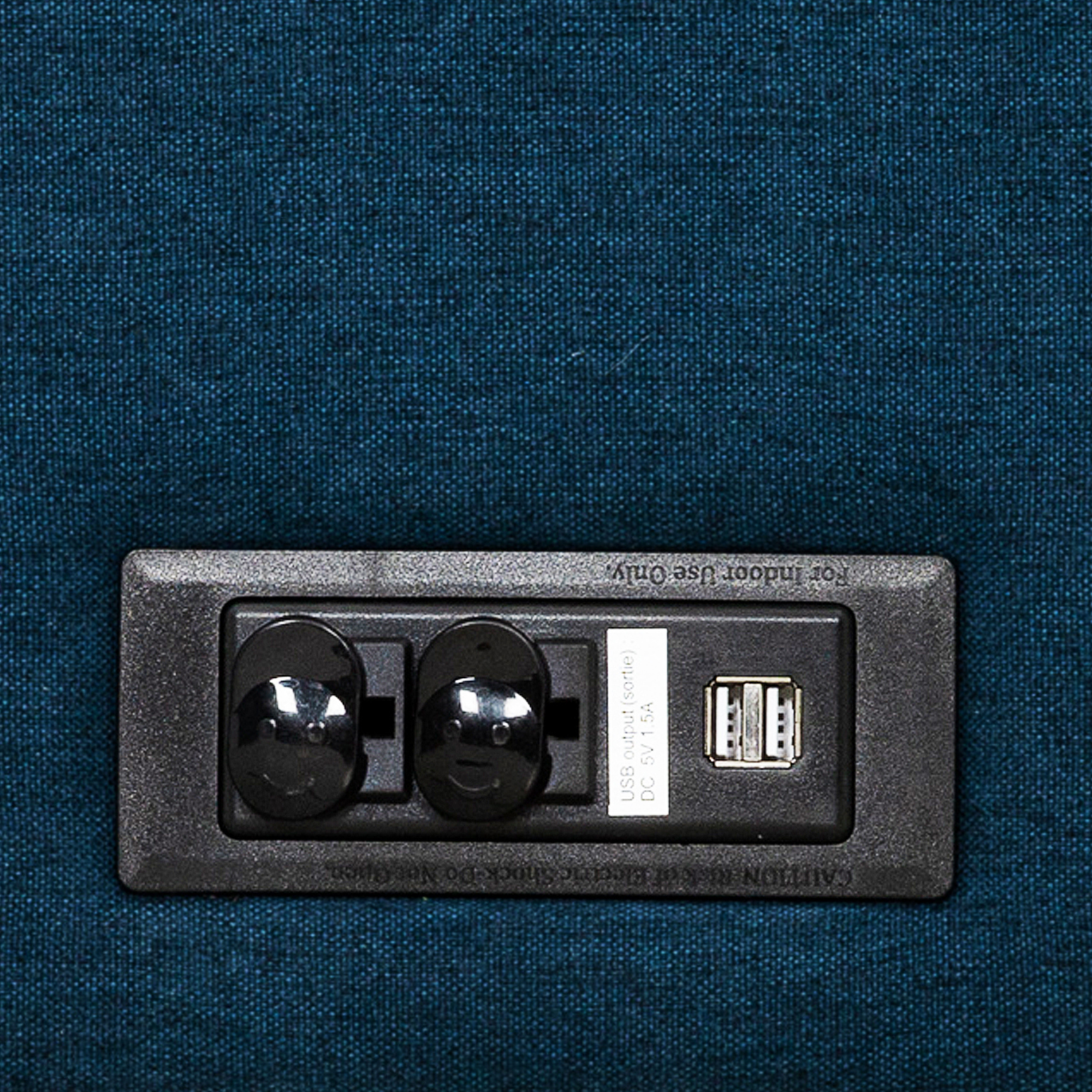 Marisol 80 in. Queen Sleeper Sofa with USBs/Outlets-Sofa-DECOROLALA