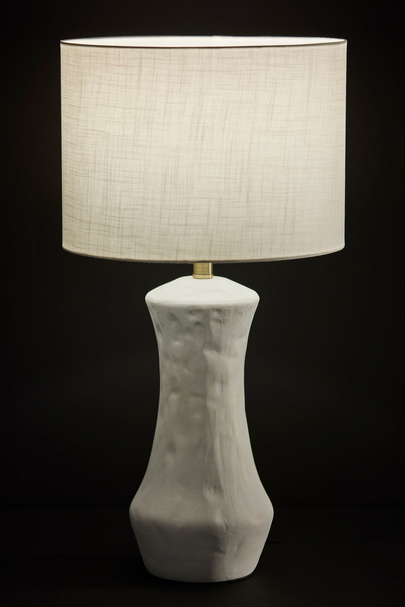 Marissa Table Lamp - White 26" Ceramic-Lighting-DECOROLALA