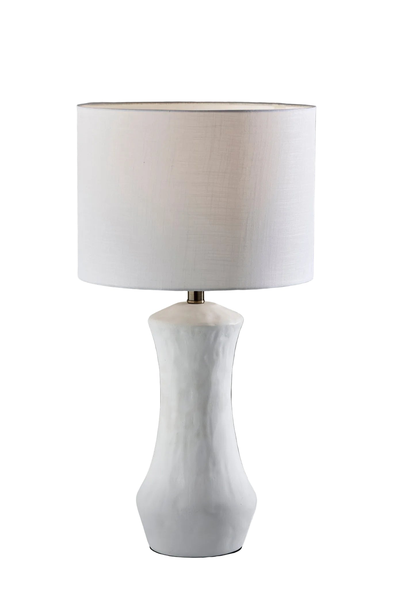 Marissa Table Lamp - White 26" Ceramic-Lighting-DECOROLALA