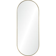 Marius 60" Tall Oval Full Length Mirror, Yellow-Full Length Mirror-DECOROLALA