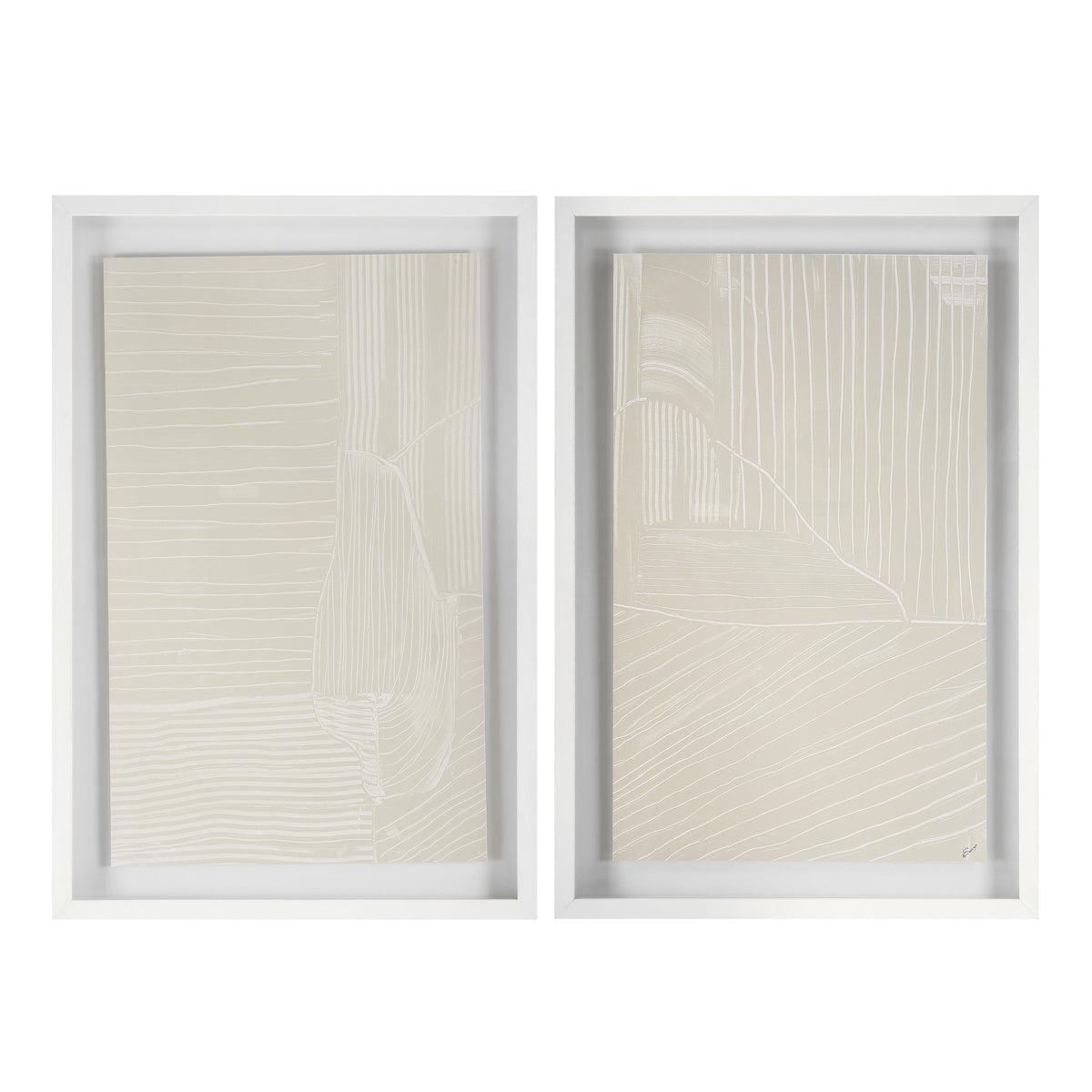 Marlon 24.0" Wide Wall Decor, Printed Artwork (2 Piece Set)-Canvas Prints-DECOROLALA