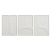 Marsh 18" Wide Wall Decor, Matte White-Wall Art-DECOROLALA