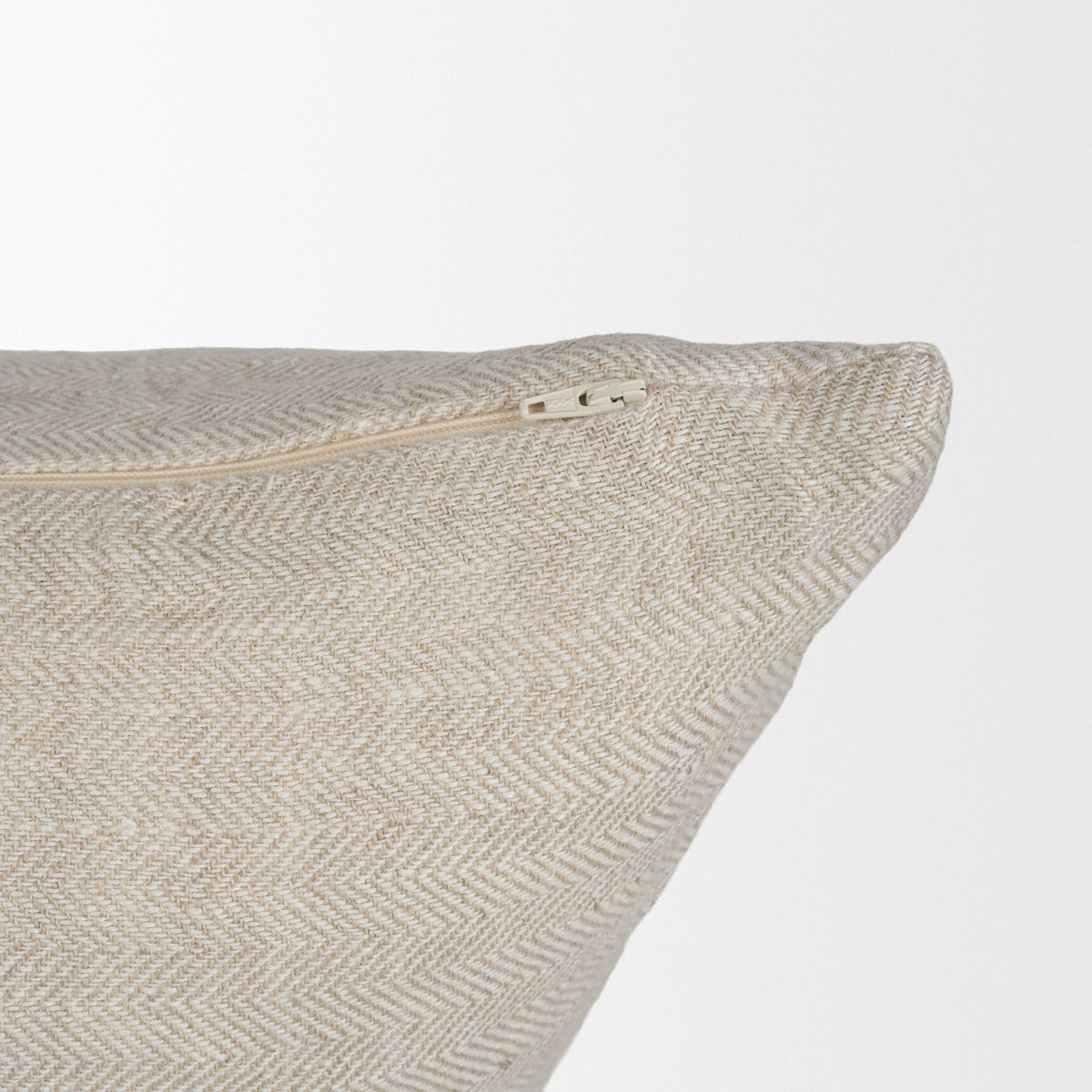 Mason 22x22 Square Cream w/ Orange Stripe Decorative Pillow Cover-Decorative Pillows-DECOROLALA