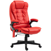 Massage Office Chair - Heated Ergonomic Black-DECOROLALA