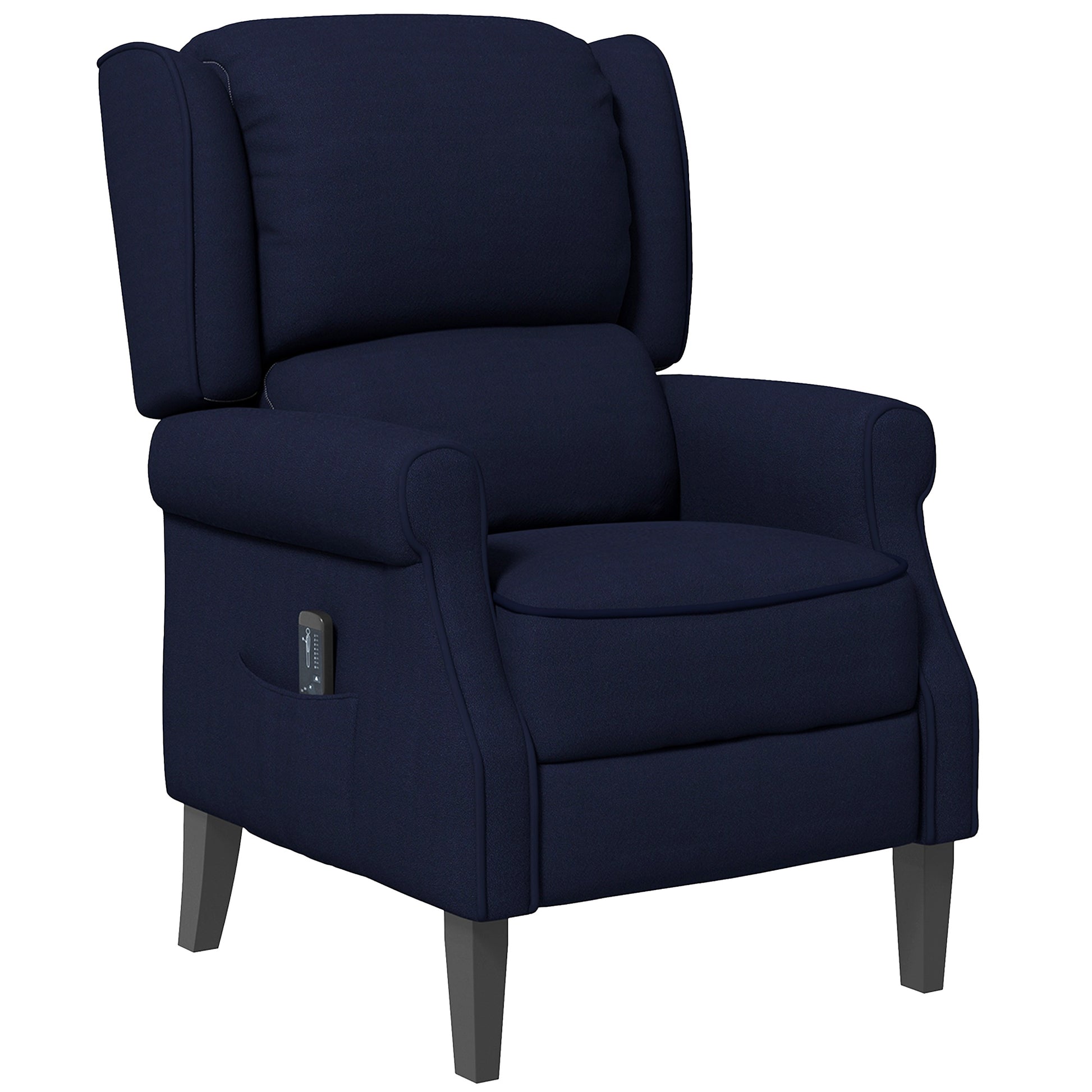 Massage Recliner Chair - Blue Vibration-DECOROLALA