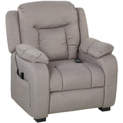 Massage Recliner Chair - Brown 8-Point-DECOROLALA