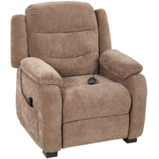 Massage Recliner Chair - Brown 8-Point-DECOROLALA