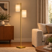 Matilda LED Tree Lamp - Brass Smart Dimmer-Lighting-DECOROLALA