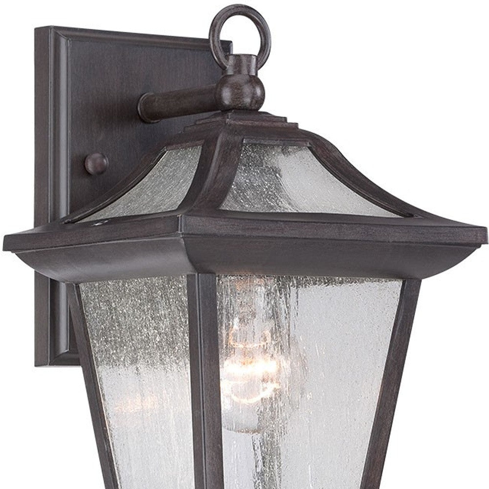 Matte Black Birdhouse Shape Outdoor Wall Light-Outdoor Lighting-DECOROLALA