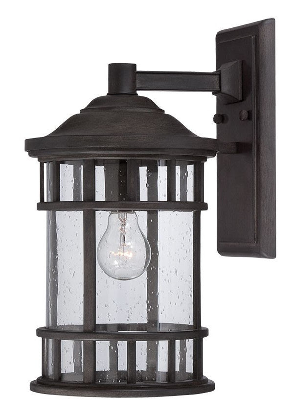 Matte Black Canister Wall Light-Outdoor Lighting-DECOROLALA