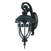 Matte Black Hanging Goblet Wall Light-Outdoor Lighting-DECOROLALA