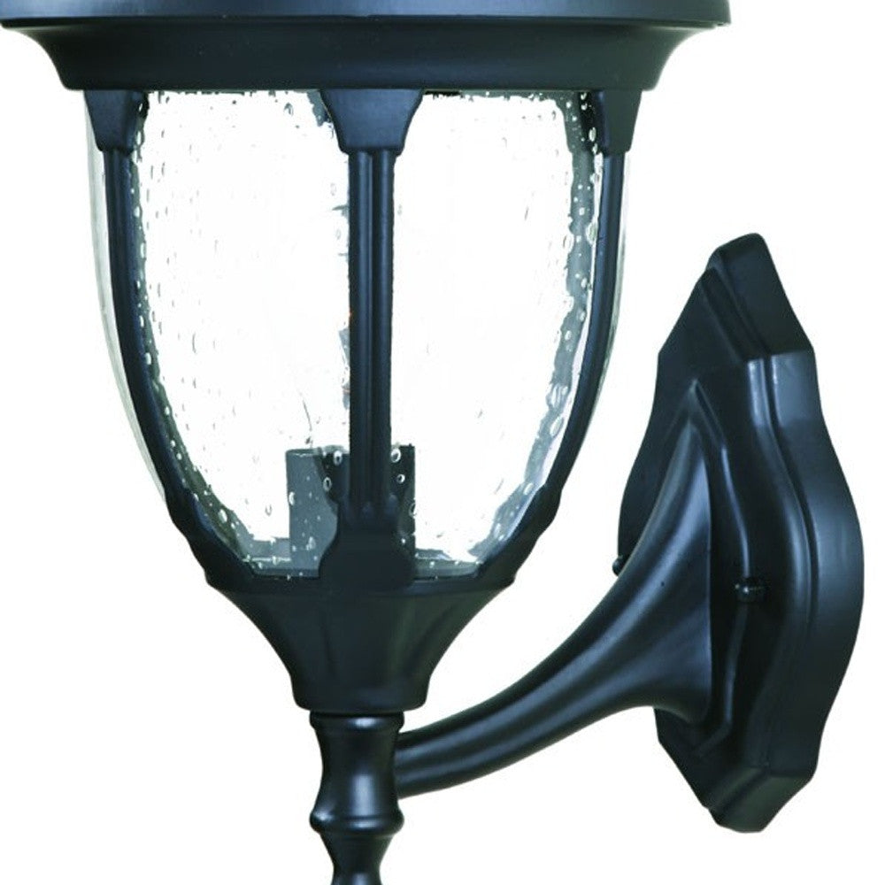 Matte Black Lamp Shape Wall Light-Outdoor Lighting-DECOROLALA