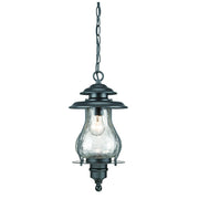 Matte Black Oil Lantern Hanging Light-Outdoor Lighting-DECOROLALA