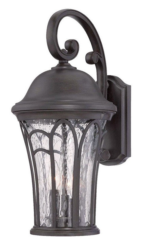 Matte Black Tapered Goblet Wall Light-Outdoor Lighting-DECOROLALA