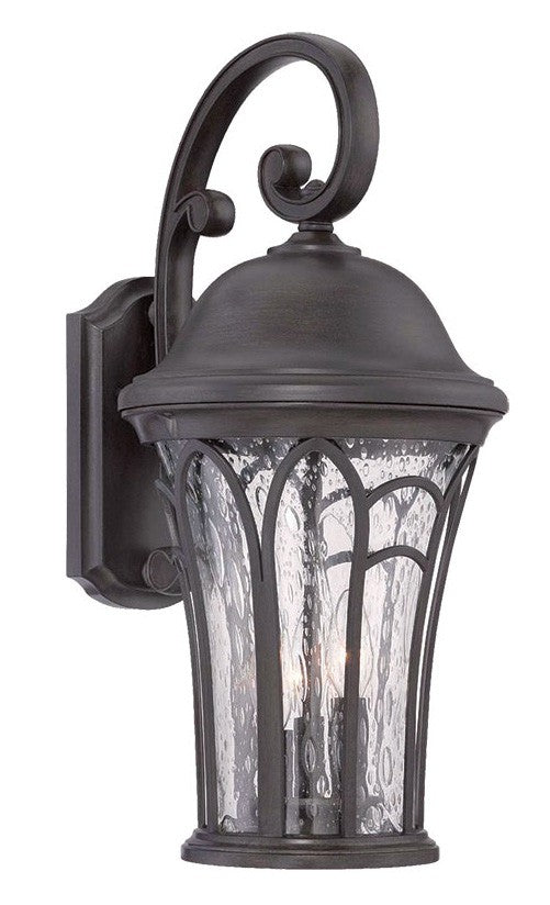 Matte Black Tapered Goblet Wall Light-Outdoor Lighting-DECOROLALA