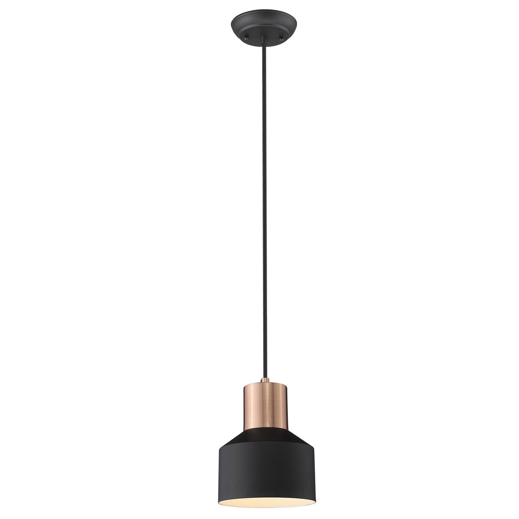Matte Black and Rose Gold Pendant Hanging Light-Pendants-Hanging Lights-DECOROLALA