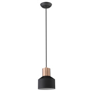 Matte Black and Rose Gold Pendant Hanging Light-Pendants-Hanging Lights-DECOROLALA