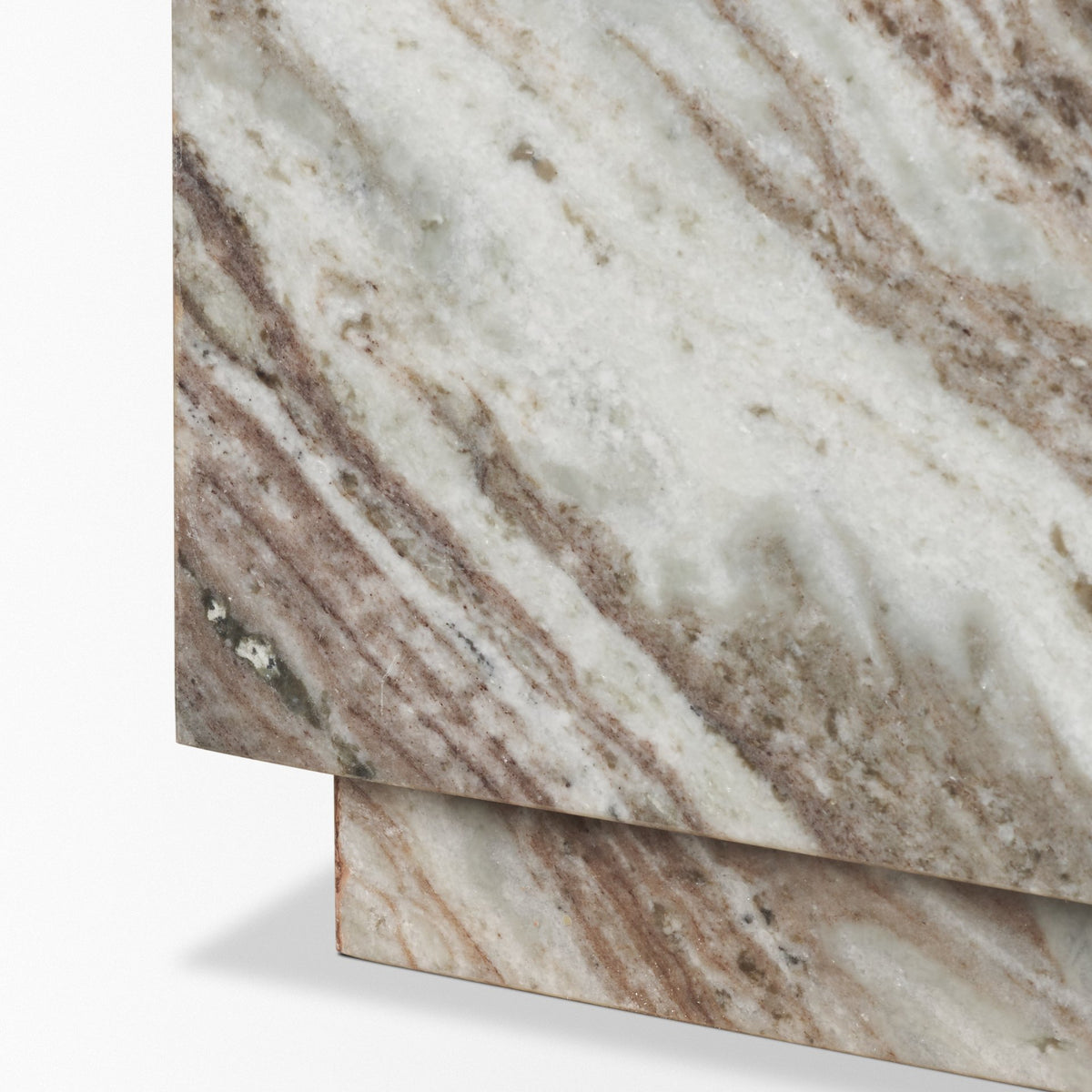 Matteo Solid Pink Marble Rectangular Coffee Table-Coffee Tables-DECOROLALA