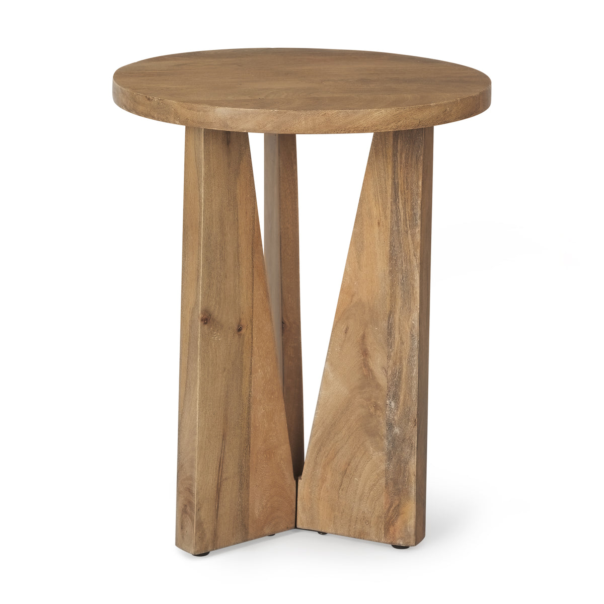 Mattius Wood Accent Table-Accent Tables-DECOROLALA