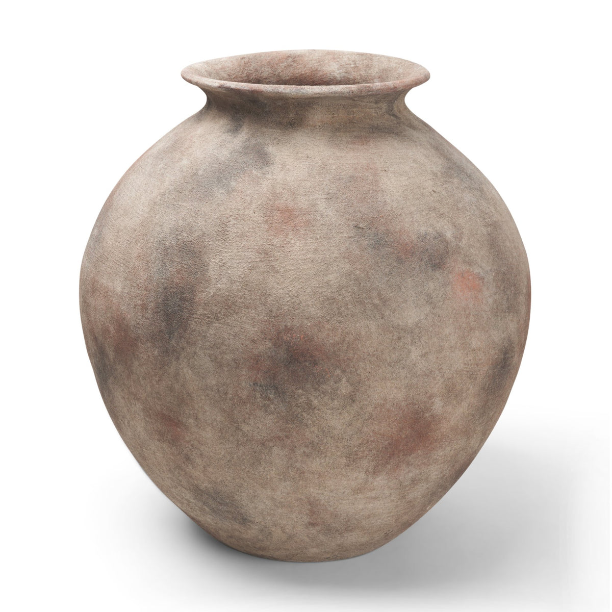 Mattone 15.9H Rustic Weather Terracotta Vase-Vase-DECOROLALA