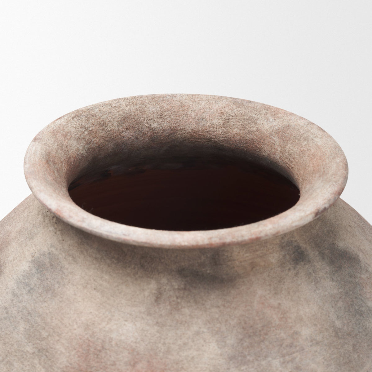 Mattone 15.9H Rustic Weather Terracotta Vase-Vase-DECOROLALA