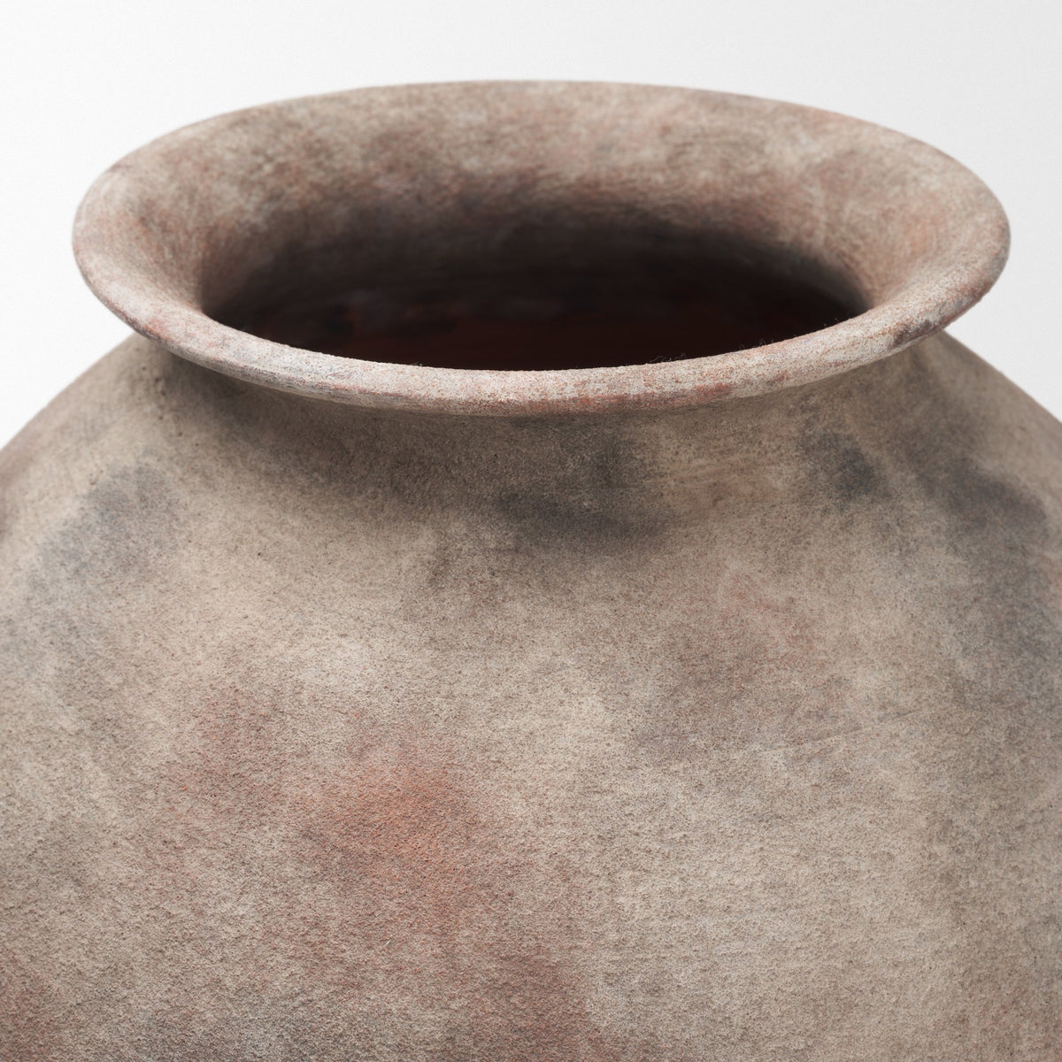 Mattone 15.9H Rustic Weather Terracotta Vase-Vase-DECOROLALA