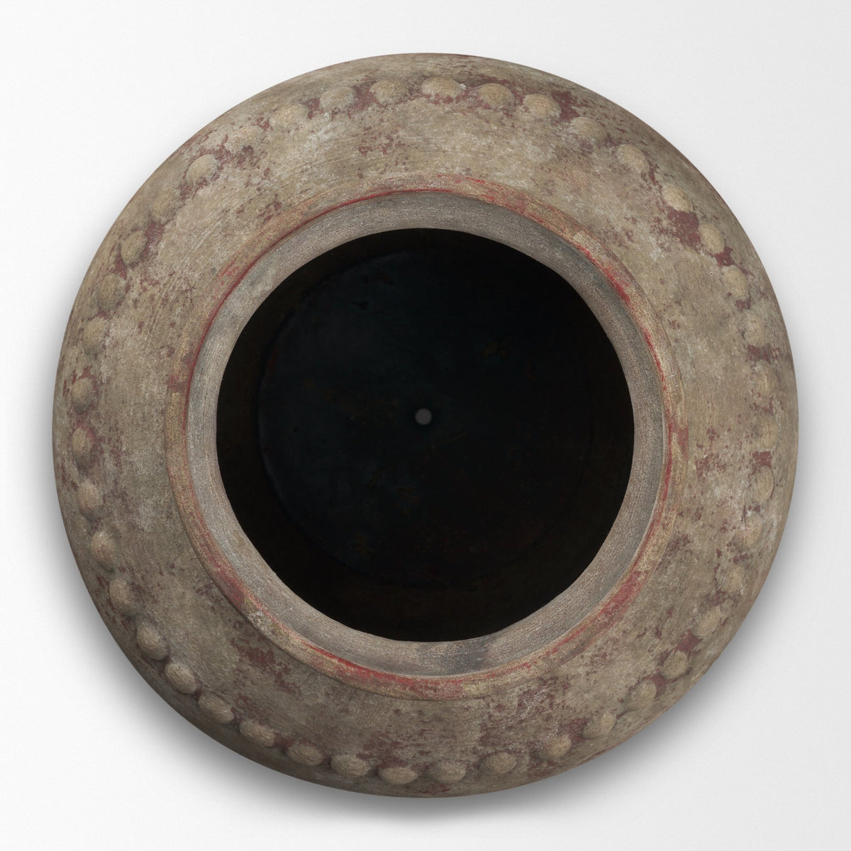 Mattone 24.4H Rustic Weathered Terracotta Floor Vase-Vase-DECOROLALA