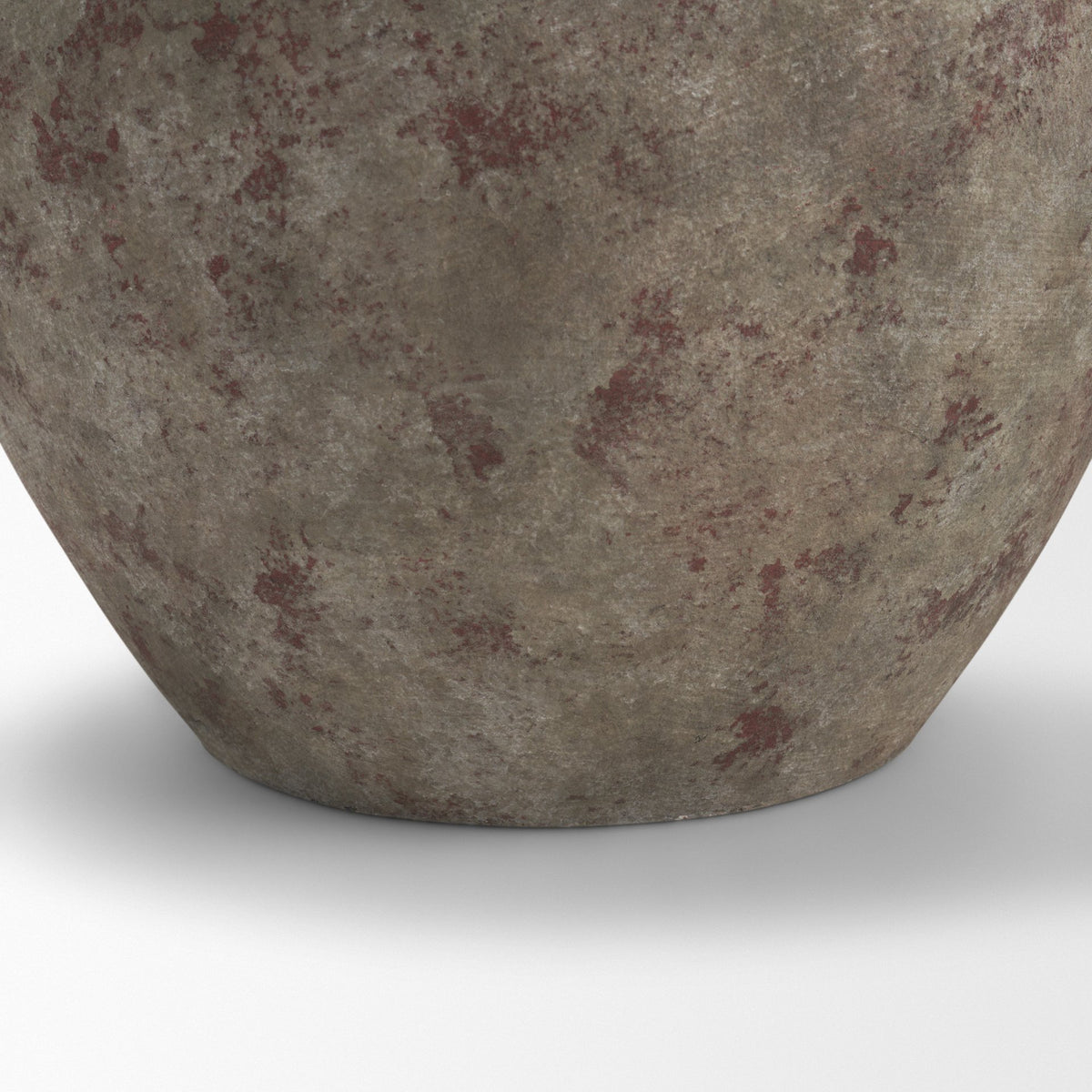 Mattone 24.4H Rustic Weathered Terracotta Floor Vase-Vase-DECOROLALA